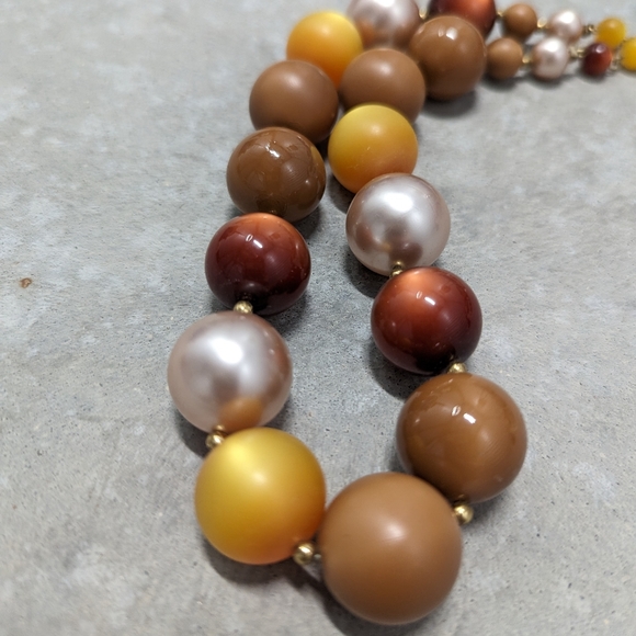 1960's BAUBLE BEAD NECKLACE 60's vintage - Picture 6 of 6